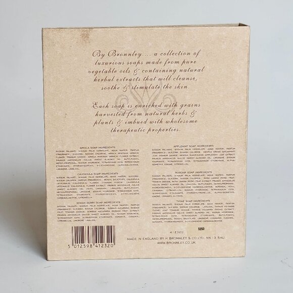 Bronnley Herbarium Guest Soaps 50g BNIP Sealed - Picture 10 of 11